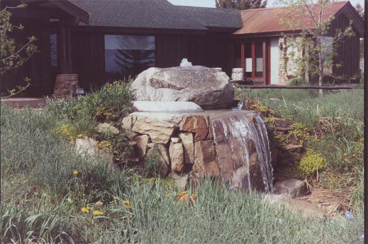 fountain landscaping